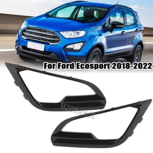 For 2018-2021 Ford EcoSport Pair Front Bumper Fog Light Lamp Cover Bezel LH & RH - Picture 1 of 12