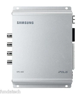 Codificador de video en red SAMSUNG SPE-400 4 CANALES MULTI FLUJO AUDIO BIDIRECCIONAL SDHC - Imagen 1 de 6