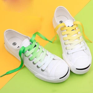 Cordones planos degradados deportivos informales cordones para zapatos cuerdas elegantes cordones para botas - Imagen 1 de 19