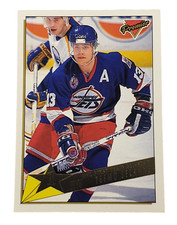 1993-94 Topps Premier Hockey Gold All Star Teemu Selanne #92 Winnipeg Jets