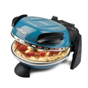 G3 FERRARI G10006 PIZZAOFEN EXPRESS DELIZIA 1200W 400°C BLAU MIT REZEPTBUCH - Bild 1 von 7