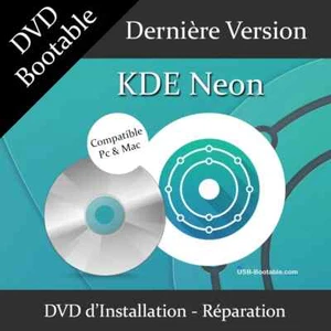 DVD Bootable KDE Neon + Guide d'utilisation - Photo 1/1