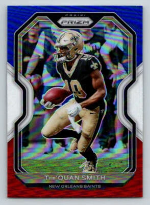 2020 Panini Prizm Prizms Red White and Blue #248 Tre'Quan Smith (ref 200365) - Image 1 of 2