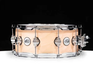 DW Design Series 6x14 Maple Snare Drum - Natural Satin DDLM0614SSNS - Picture 1 of 7