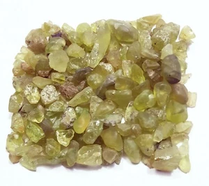 Lote de 137,80+ quilates de piedras preciosas sueltas áspera de peridoto natural con regalo gratis - Imagen 1 de 8