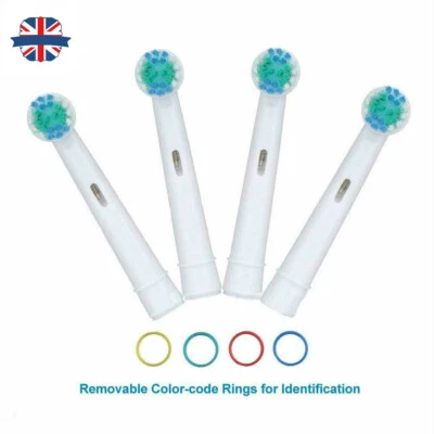 JAPUSOON 4pc for Oral B Pro600 Braun Vitality Sensi Electric Toothbrush Replacement Heads