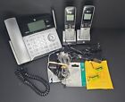 AT&T TL86103 3 Handset 2-line Connect to Cell Corded/Cordless Answer System USED