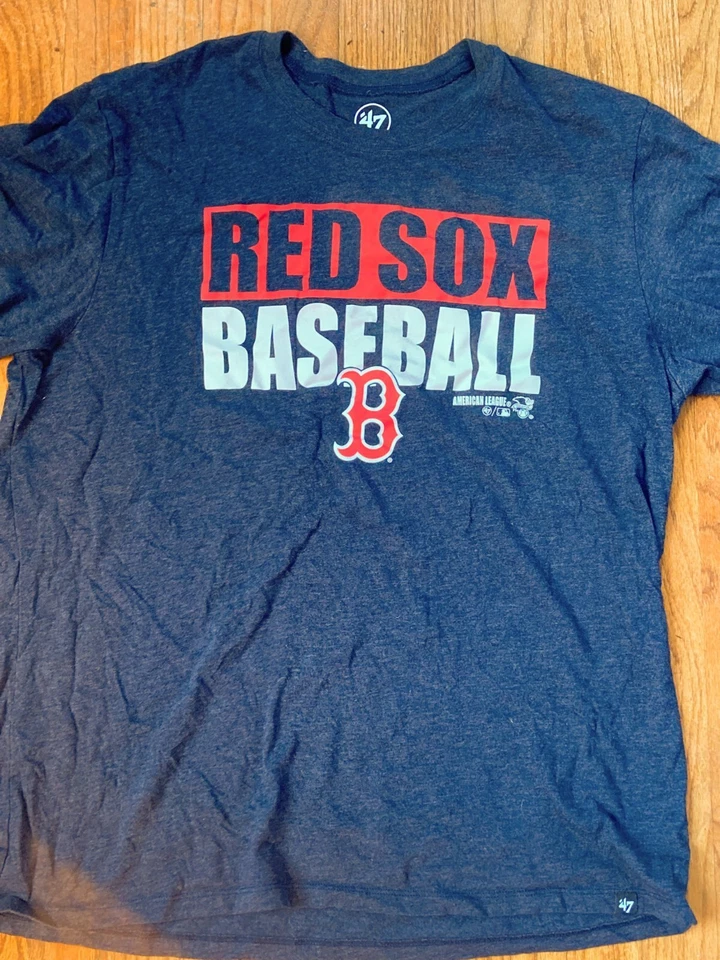 47 RED SOX BASEBALL Boys' SSl Shirt ~ Sz XL - Image 1 of 1