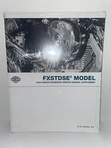 Harley Davidson Official 2004 FXSTDSE2 Service Manual Supplement 99494-04 - Bild 1 von 4