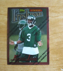 KEYSHAWN JOHNSON 1996 Topps FINEST Freshman RC Card #225 ROOKIE - Foto 1 di 2