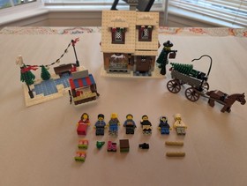 LEGO 10216 Winter Village Bakery COMPLETE with minifigs no box manual