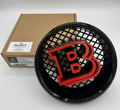 Carcasa Brabus emblema parrilla delantera Mercedes-Benz 2006-2017 para A B C E GL GLK M Foto 1 de 3