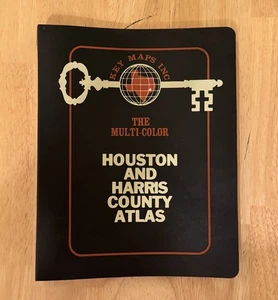 Key Maps Inc · Houston and Harris County Atlas · 1989 31st Anniversary Edition - Picture 1 of 10