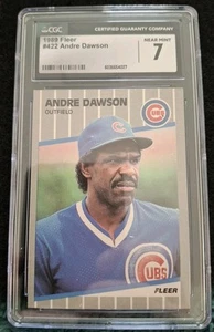 1989 Fleer - Andre Dawson #422 Glossy CGC 7.0 Near-Mint - Picture 1 of 1