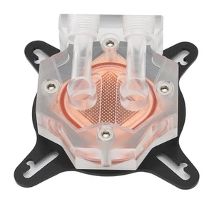 Water Cooling Base Full Range Universal Transparent Graphics Card Copper W AM - Afbeelding 1 van 22