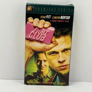 Vintage Fight Club VHS Movie: Brad Pitt, Edward Norton 2000 - Picture 1 of 8