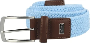 Shark Collection Solid Braided Stretch Blue Shore Belt Men - Picture 1 of 4