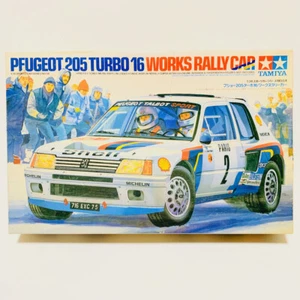 Kit modellino plastica Tamiya 1/24 Peugeot 205 Turbo 16 funzionante rally buo... - Foto 1 di 7