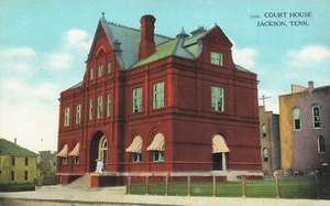 TN-Jackson, Tennessee-View of Madison County Court House c1915 - Picture 1 of 2