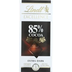 Barras de chocolate oscuro Lindt Excellence 85% cacao 4-3,5 oz - Imagen 1 de 2