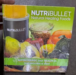Nutribullet Natural Healing Foods Book HC New Sealed - Picture 1 of 1