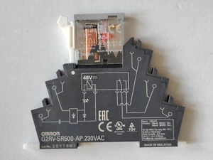 Omron G2RV-1-S-G con G2RV-SR500 relè SPDT bobina 230VAC guida DIN - Foto 1 di 1