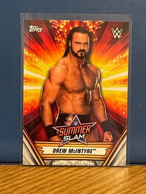 2019 Topps WWE SummerSlam #8 Drew McIntyre wrestling card - Image 1 of 2