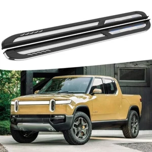 Stainless Running Board fits for Rivian R1T 2021-2024 Side Step Nerf Bar 2PCS - Picture 1 of 5