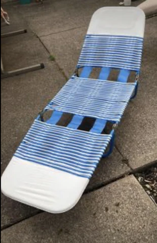 Vintage Outdoor Lounge Chair Cover