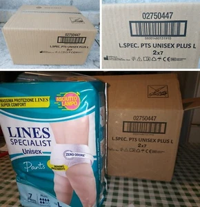 Scatola 14 Pannoloni LINES SPECIALIST Unisex Pants L 2 Conf. da 7x2 Pz sigillata - Foto 1 di 4