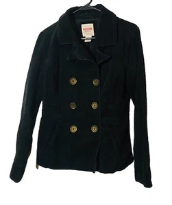 Mossino supply co. Giacca donna media manica lunga bottoni pavone Nero - Foto 1 di 15