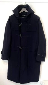 Uniqlo +J Jil Sander Wool Oversized Duffle Coat Navy Size M - Picture 1 of 2
