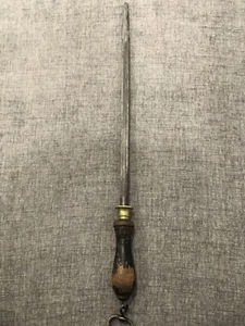Vintage Antique Sharpening Steel 14” Marked Forged Steel Made In England - Picture 1 of 8