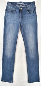 Wrangler Jeans gerades Bein niedriger Bund dunkle Waschung Stretch Denim Jugendliche 5\6x34 - Bild 1 von 22
