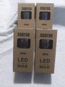 E27 LED Bulb 8w  Dimmable Edison Bulbs, ST21(ST64) 2700k Gilded 4 Pack New