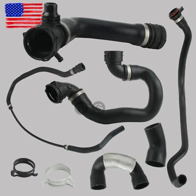 Kit de manguera de agua refrigerante radiador 6 mangueras para BMW 135i 335i 335xi 2007-2010 Foto 1 de 4