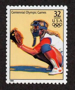 UNITED STATES, SCOTT # 3068-O, SPORTS - WOMEN'S SOFTBALL, OLYMPIC GAMES, MNH - Picture 1 of 1