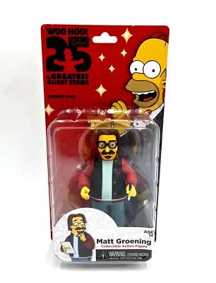 Figura NECA Simpsons 25 Aniversario Matt Groening Serie 5 Gran Invitado Foto 1 de 4