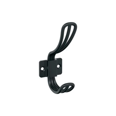H37006MB | Gancho de pared decorativo Vinland de doble punta | Gancho negro mate para C... Foto 1 de 4