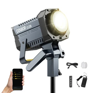Video Light COLBOR CL220 Lite 220W 2700-6500K CRI96+ Continuous Lighting - Picture 1 of 11