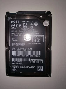 1 TB HGST 2.5" laptop hard Drive Used - Picture 1 of 1