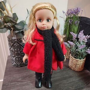 NEW MOLLY P. BLONDE HAIR RED JACKET DAPHNE 18" DOLL 18541