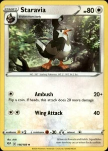 2x (SWSH03-146) Staravia (U) Pokemon Darkness Ablaze Card # 146 - Picture 1 of 1