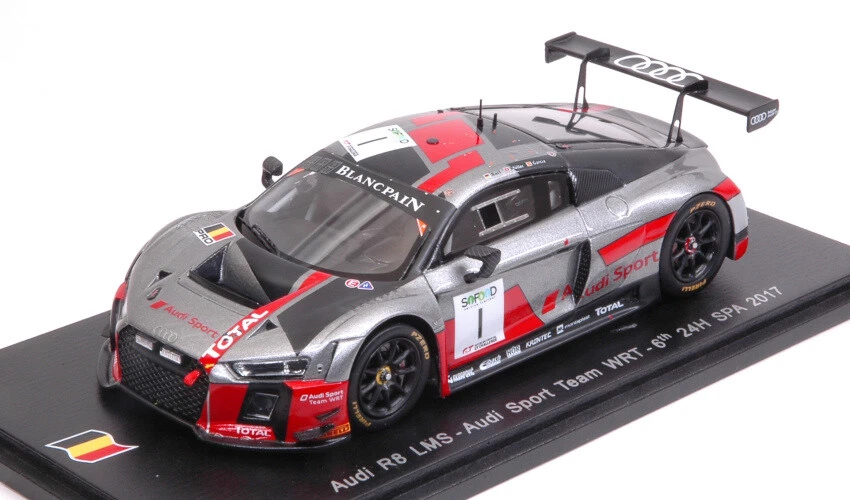 Audi R8 #1 6th 24h Spa Garcia / Muller / Rast 1:43 Model SPARK MODEL - Immagine 1 di 1