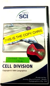 Cell Division by Cytographics VHS Tape College Science Presentation - Picture 1 of 7