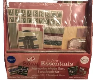 Jo Ann Scrap Essentials Memories Made Easy Scrapbook Kit Christmas - Picture 1 of 2