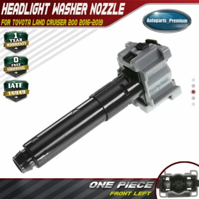 Bocal de arruela de farol para Toyota Land Cruiser 200 16-19 dianteiro esquerdo 85208-60110 - Imagem 1 de 4