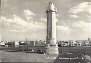 MOLFETTA - PANORAMICA PARZIALE E FARO - V1961 - Imagen 1 de 1