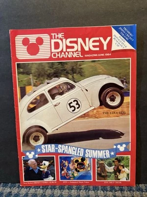 1984 June The Disney Channel Magazine, “Herbie” The Love Bug (B7) - Image 1 of 3