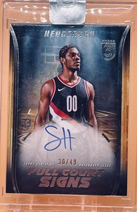 Scoot Henderson 2023-24 Topps 3 Full Court Signs /49 Auto #FCS-SH (AU,SN,SSP,RC) - Bild 1 von 2